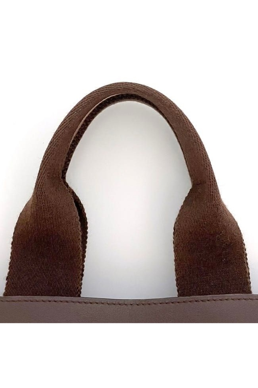 Hermes Handbag Valparaiso PM Brown Canvas - Picture 8 of 11